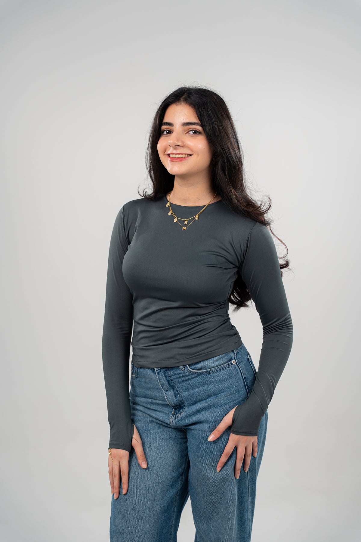 Crew Neck Long Sleeve