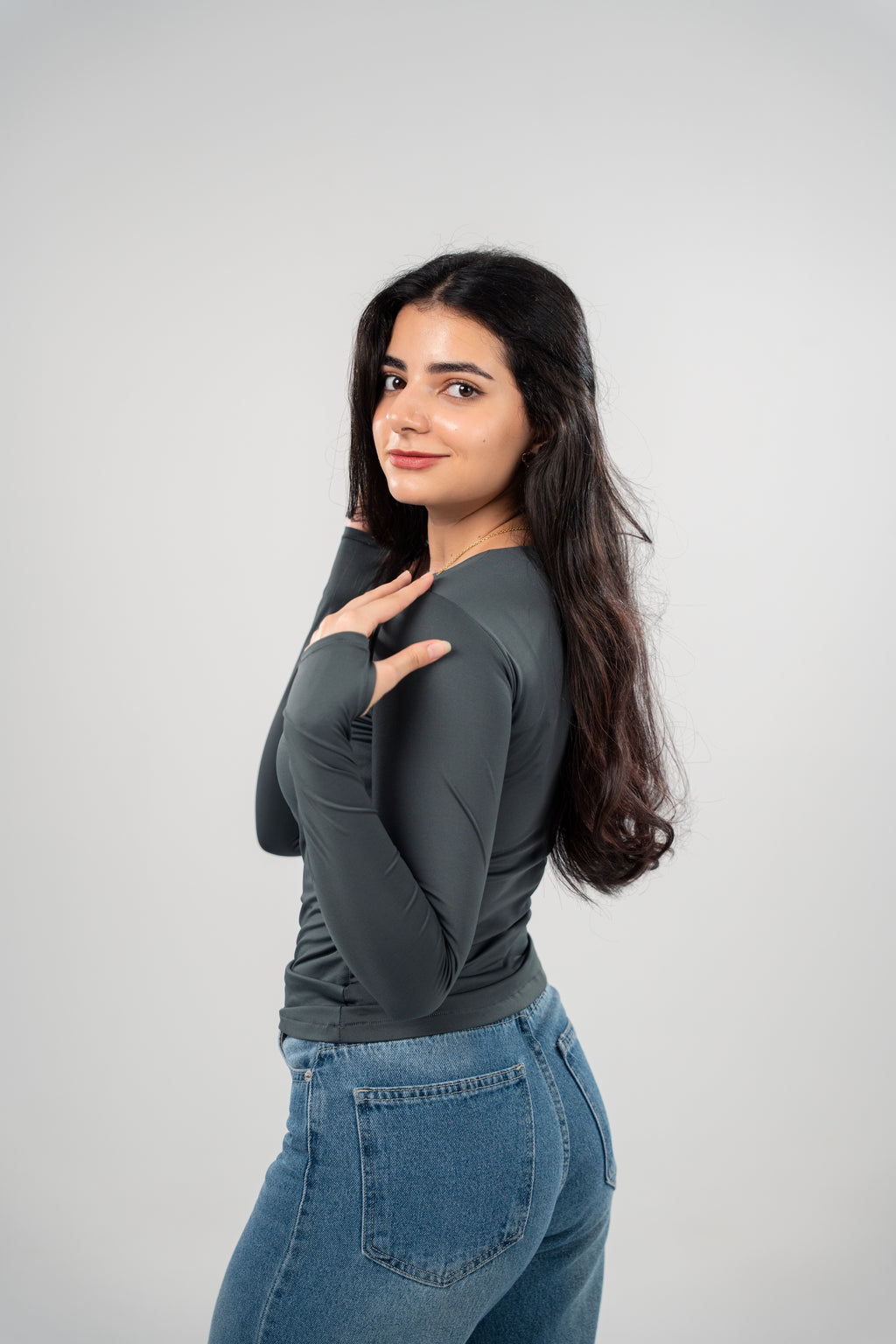Crew Neck Long Sleeve