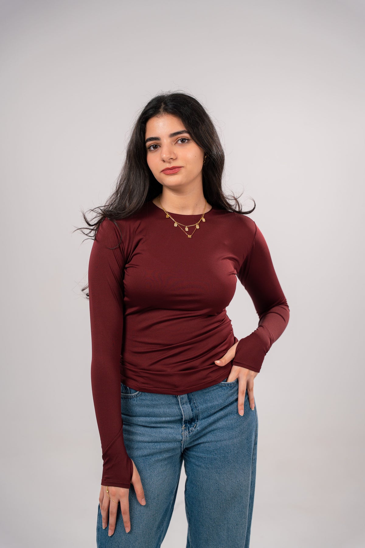 Crew Neck Long Sleeve
