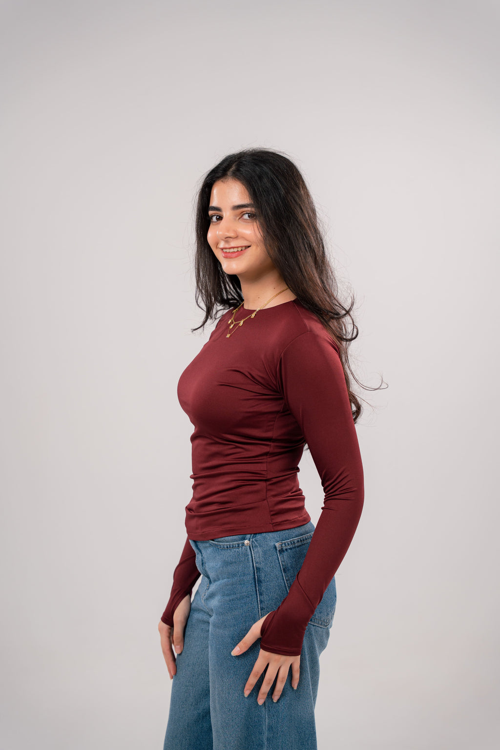 Crew Neck Long Sleeve