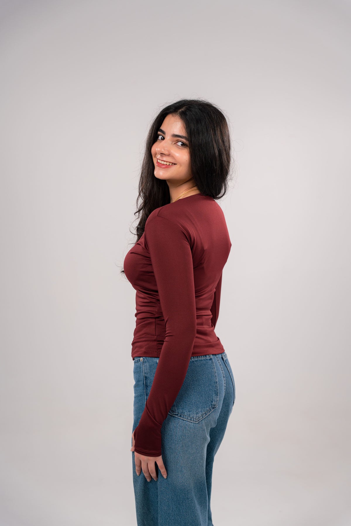 Crew Neck Long Sleeve