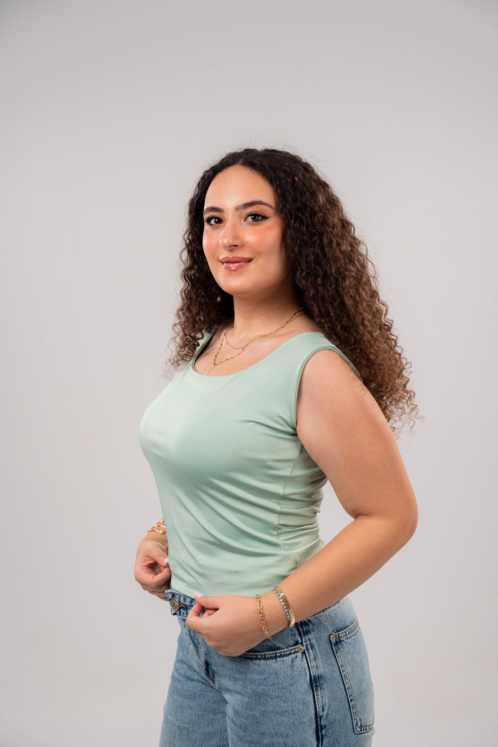Square Neck Cut Top