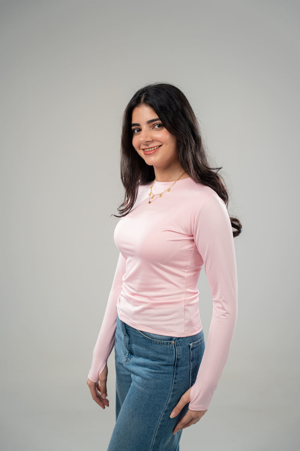 Crew Neck Long Sleeve