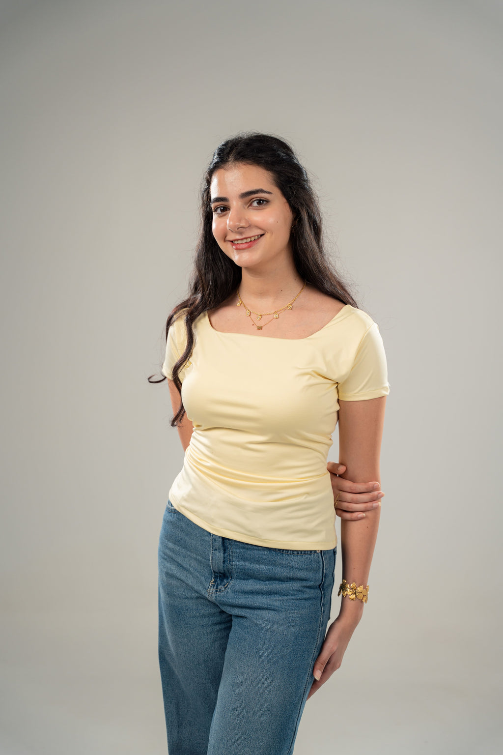 Square Neck Short Sleeve
