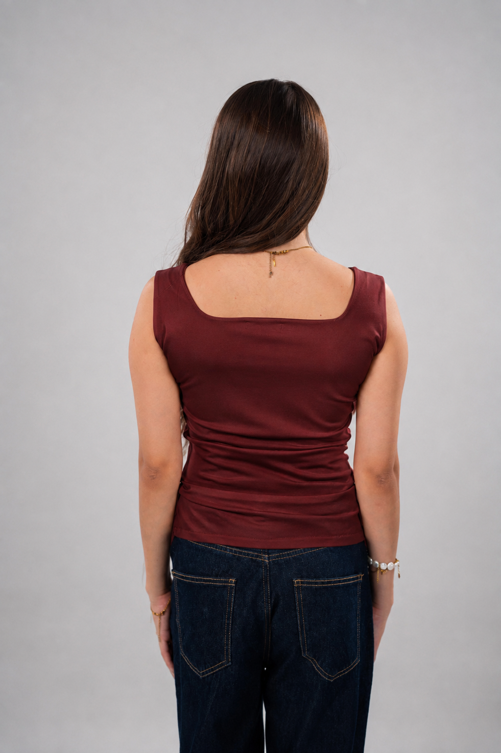 Square Neck Cut Top