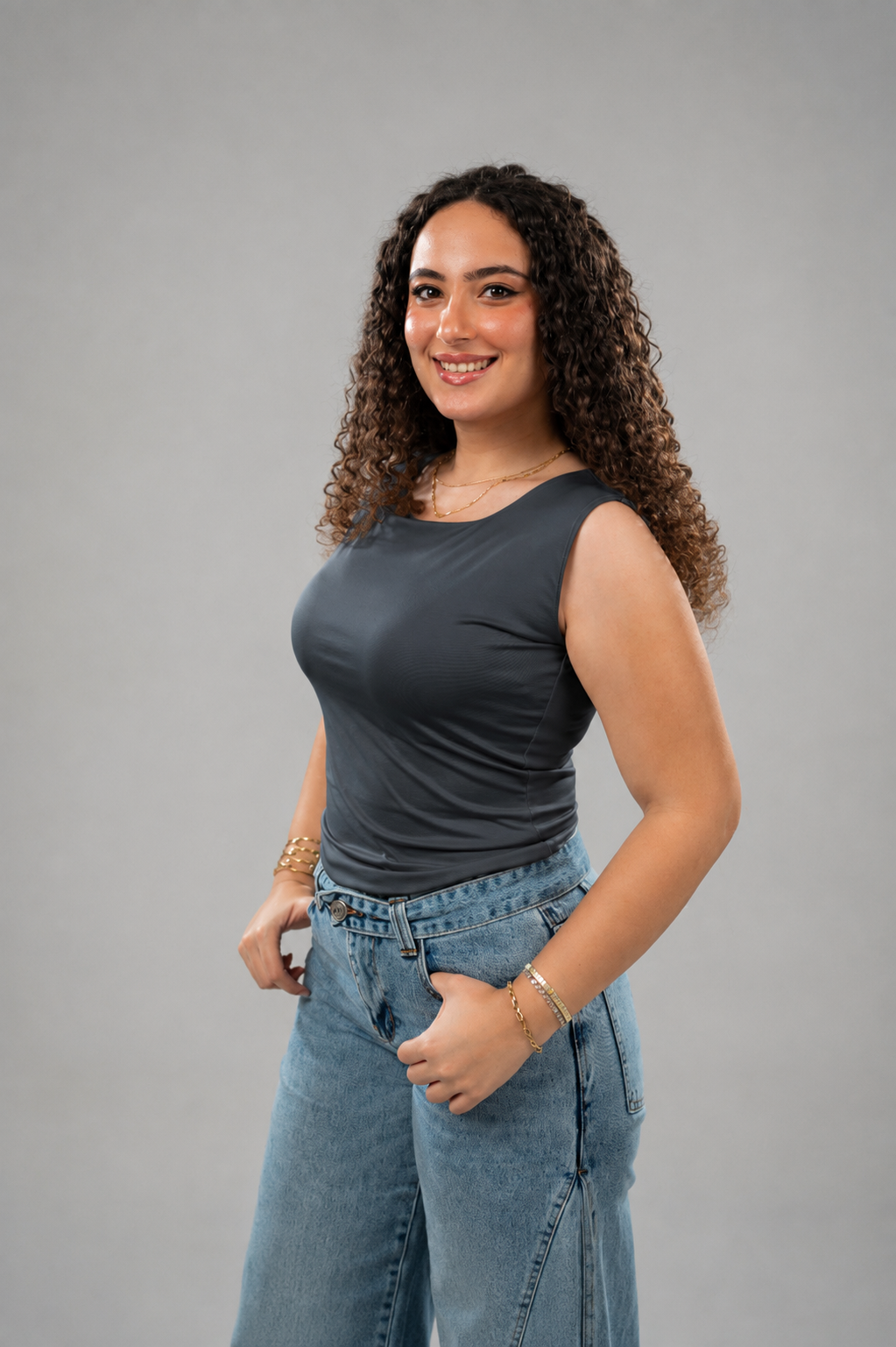 Square Neck Cut Top