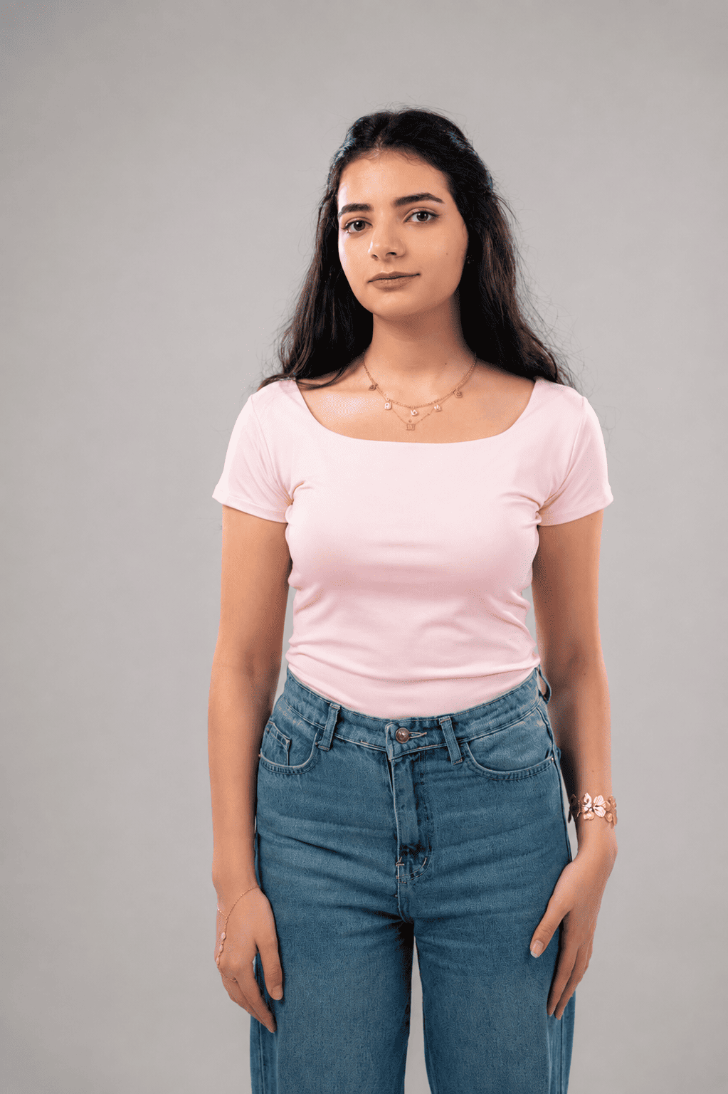 Square Neck Short Sleeve