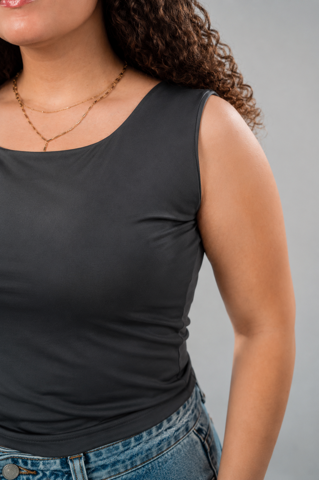 Square Neck Cut Top
