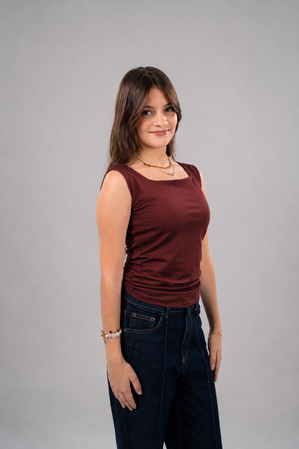 Square Neck Cut Top