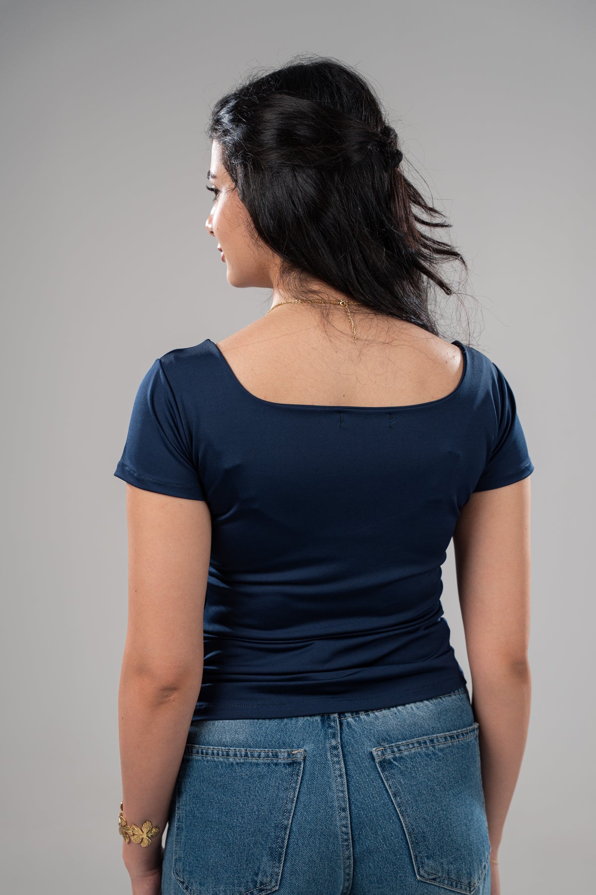 Square Neck Short Sleeve