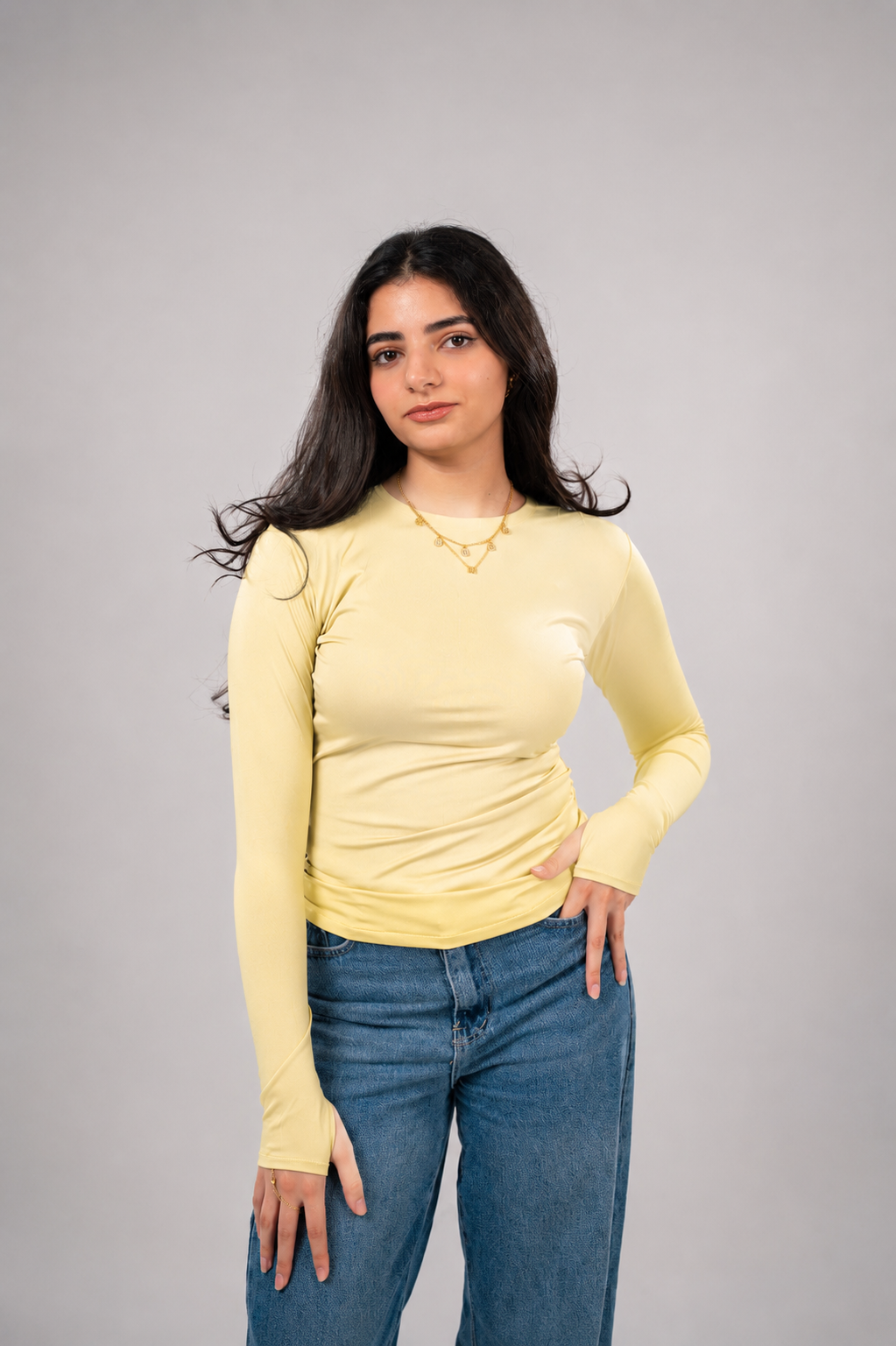Crew Neck Long Sleeve