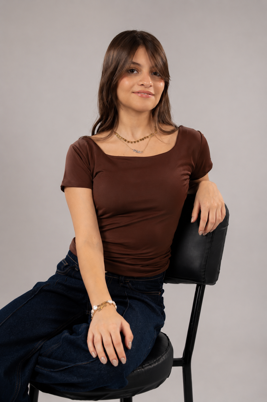 Square Neck Short Sleeve