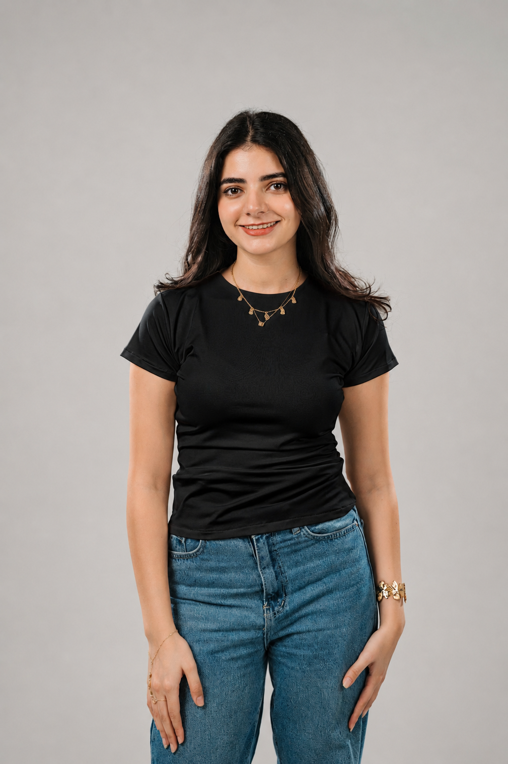 Crew Neck Short Sleeve