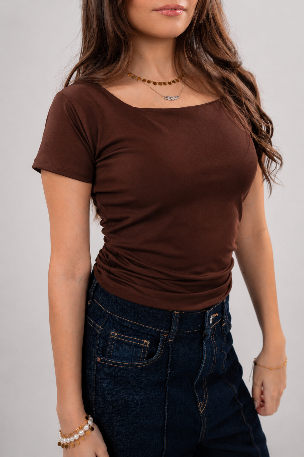 Square Neck Short Sleeve