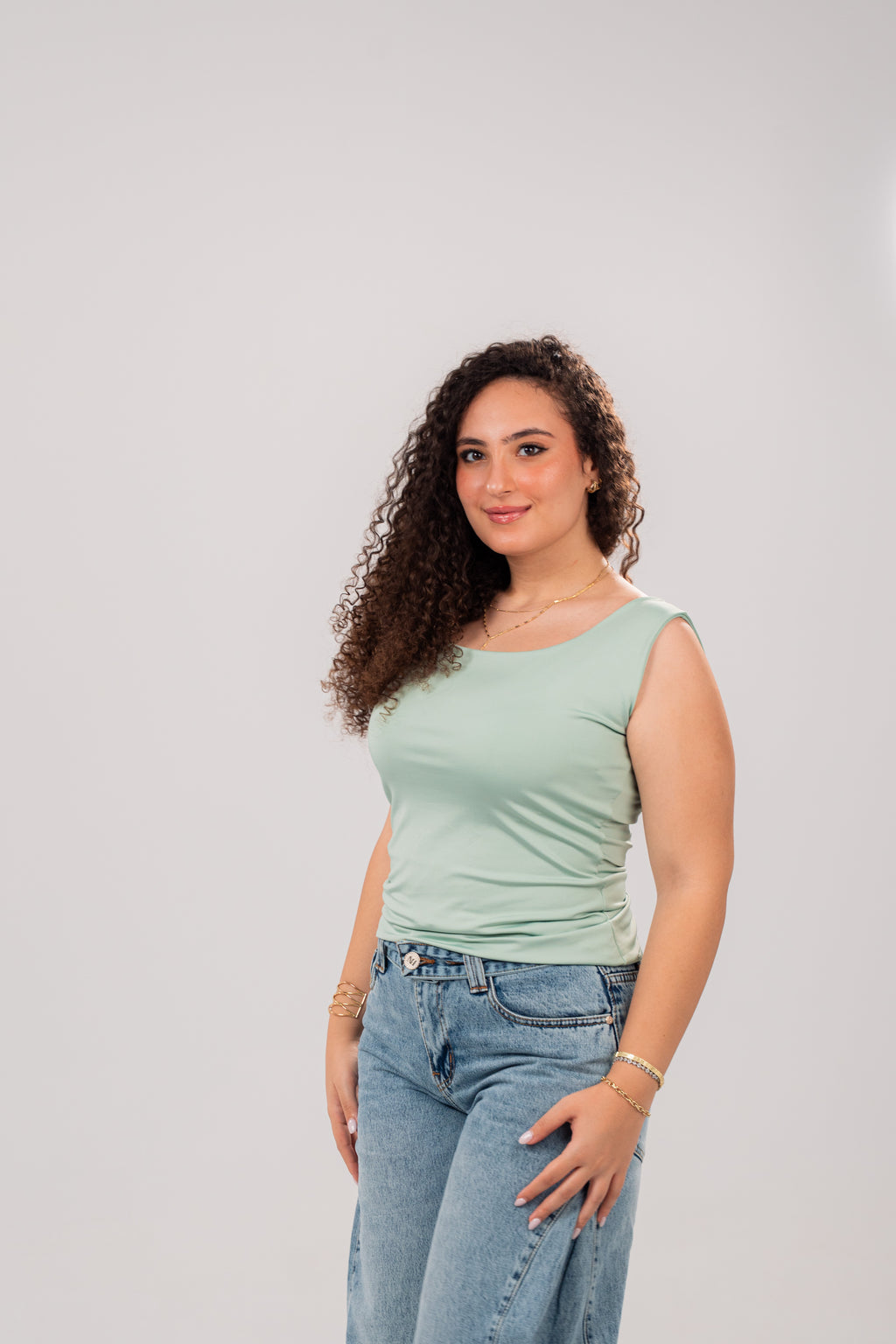 Square Neck Cut Top